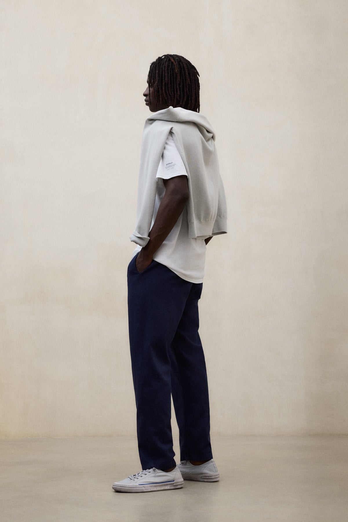 NAVY BLUE GINA TROUSERS