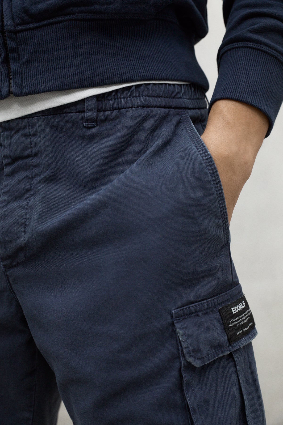 SHORT ETHICARGO BLEU MARINE