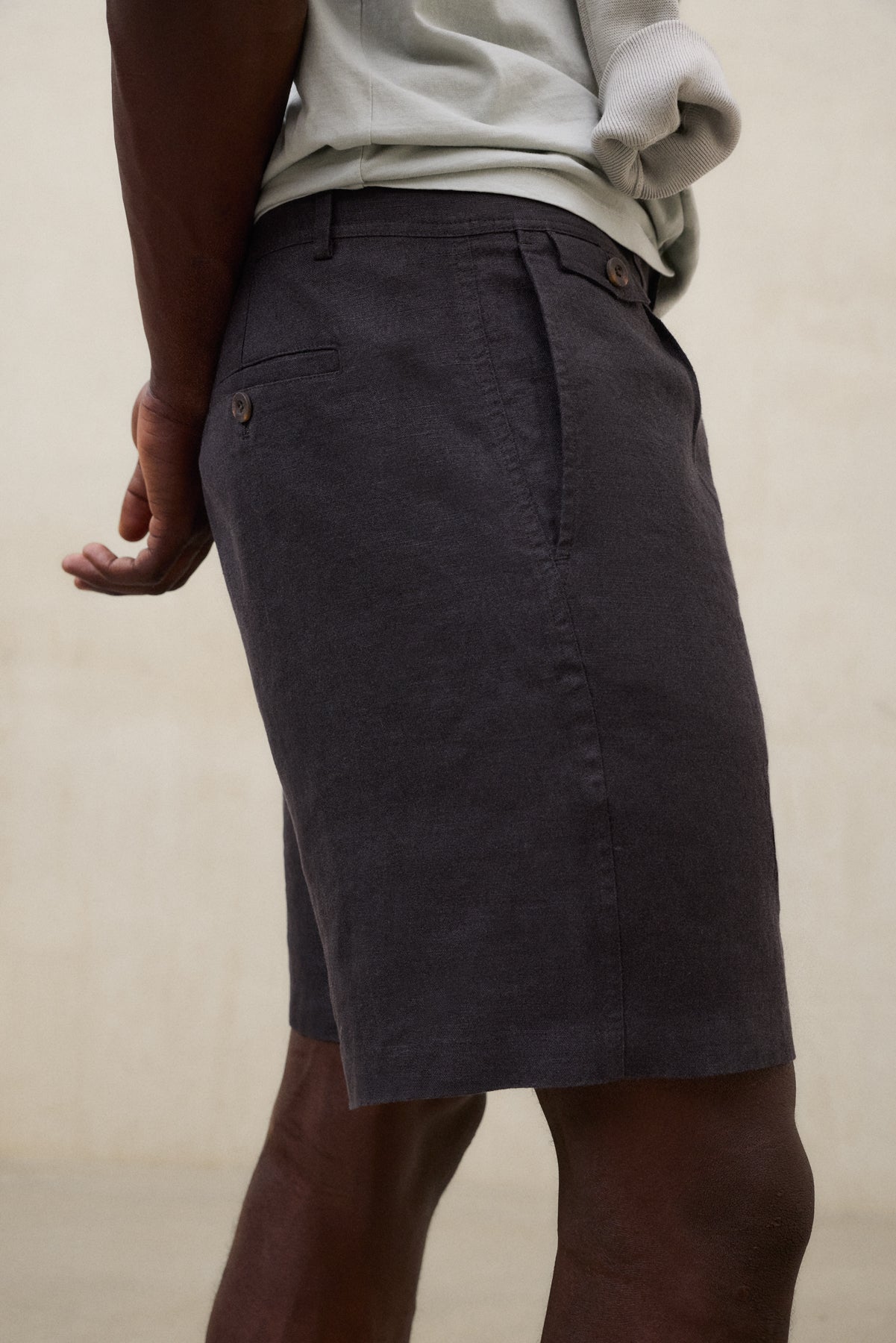 SHORT TIKA GRIS FONCÉ