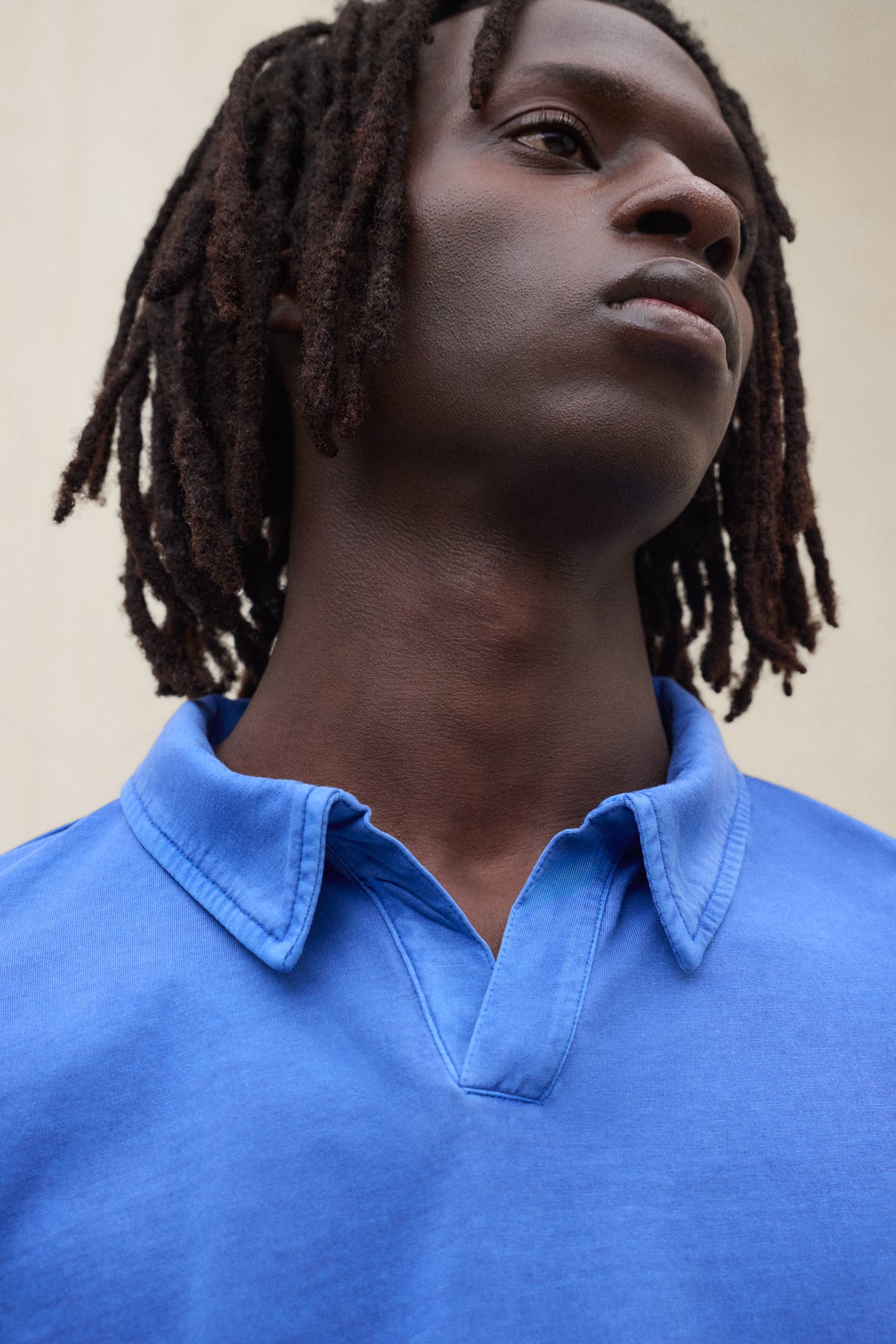 BLUE ENZO POLO SHIRT