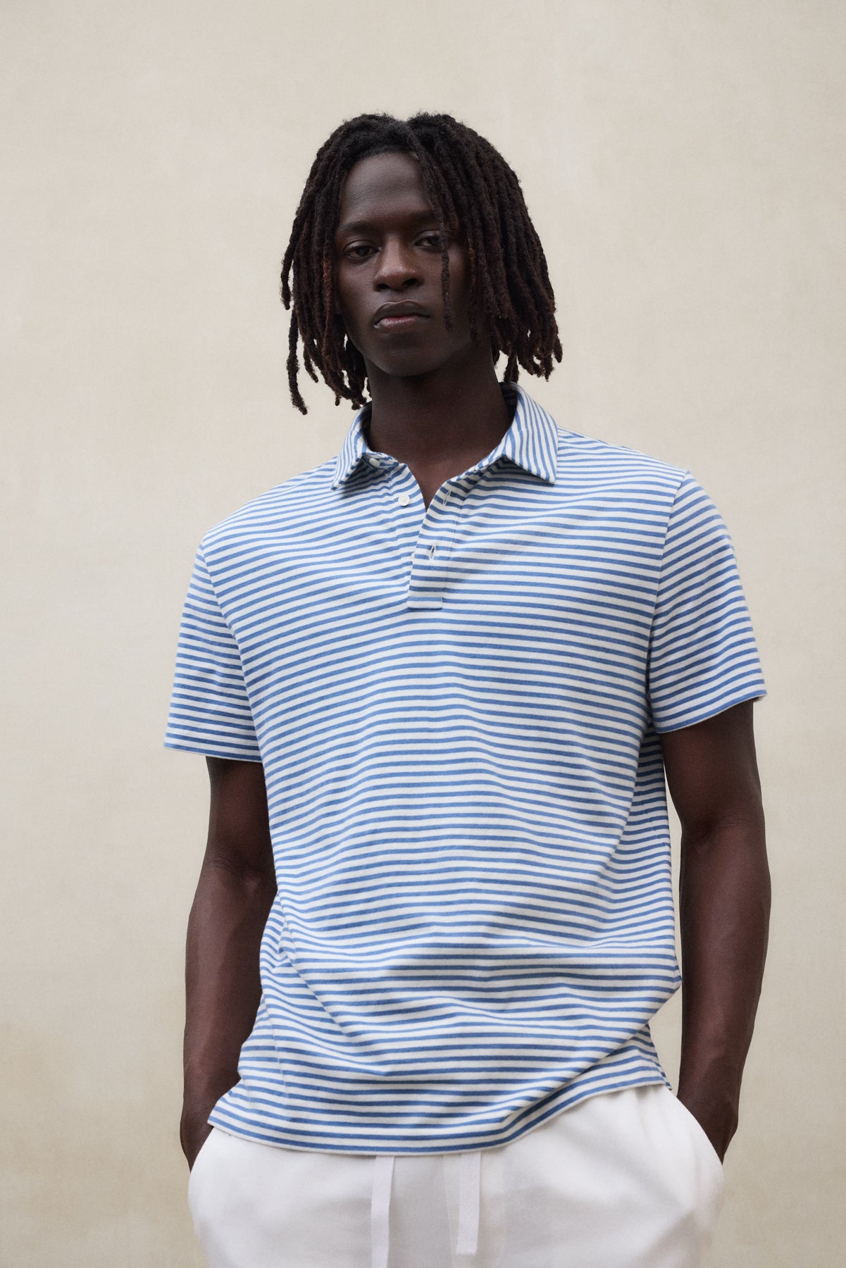 BLUE LOGAN POLO SHIRT
