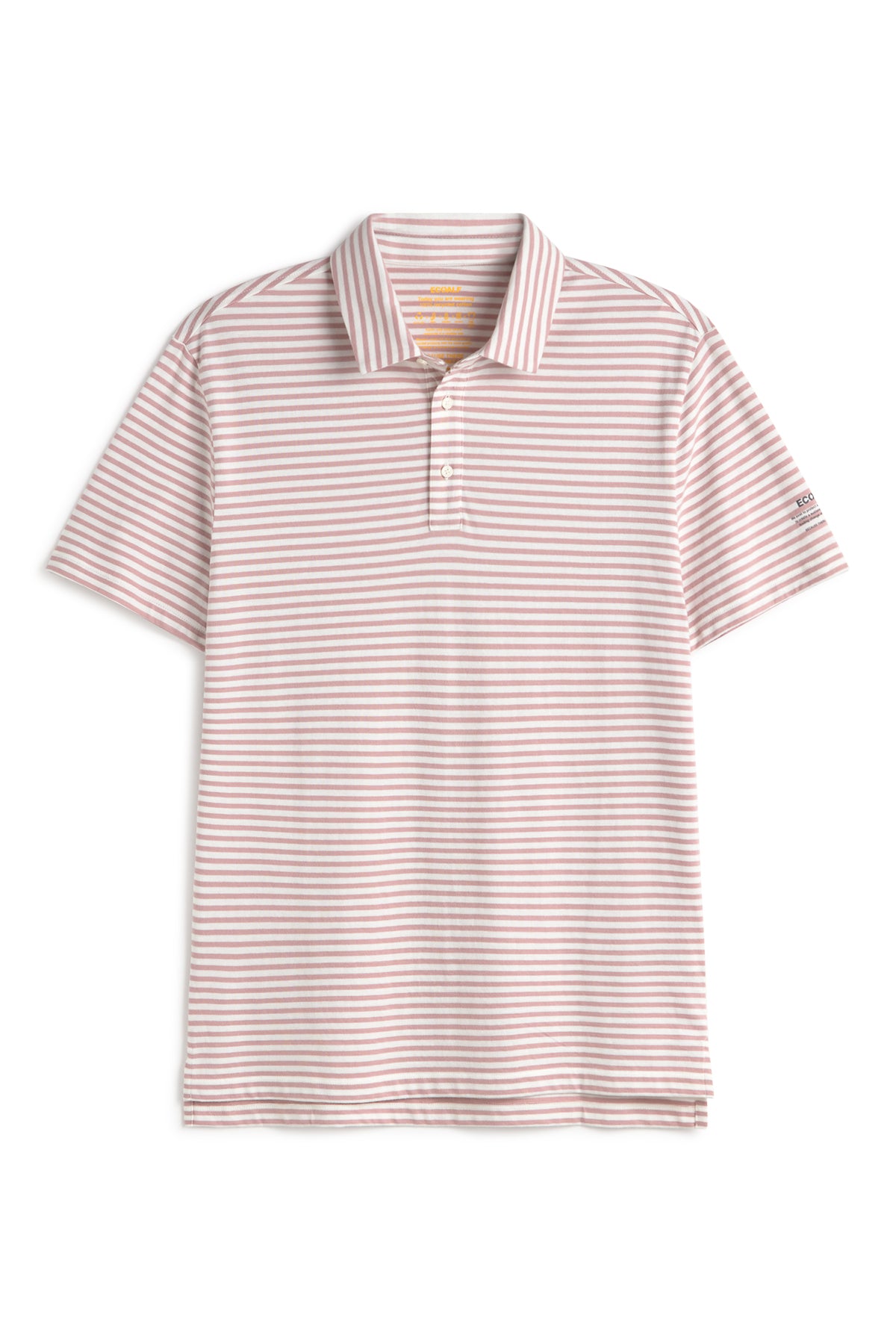 POLO LOGAN A RIGHE ROSA