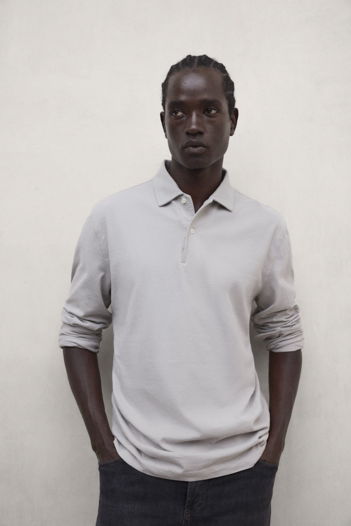 POLO PATRICK GRIS CLAIR