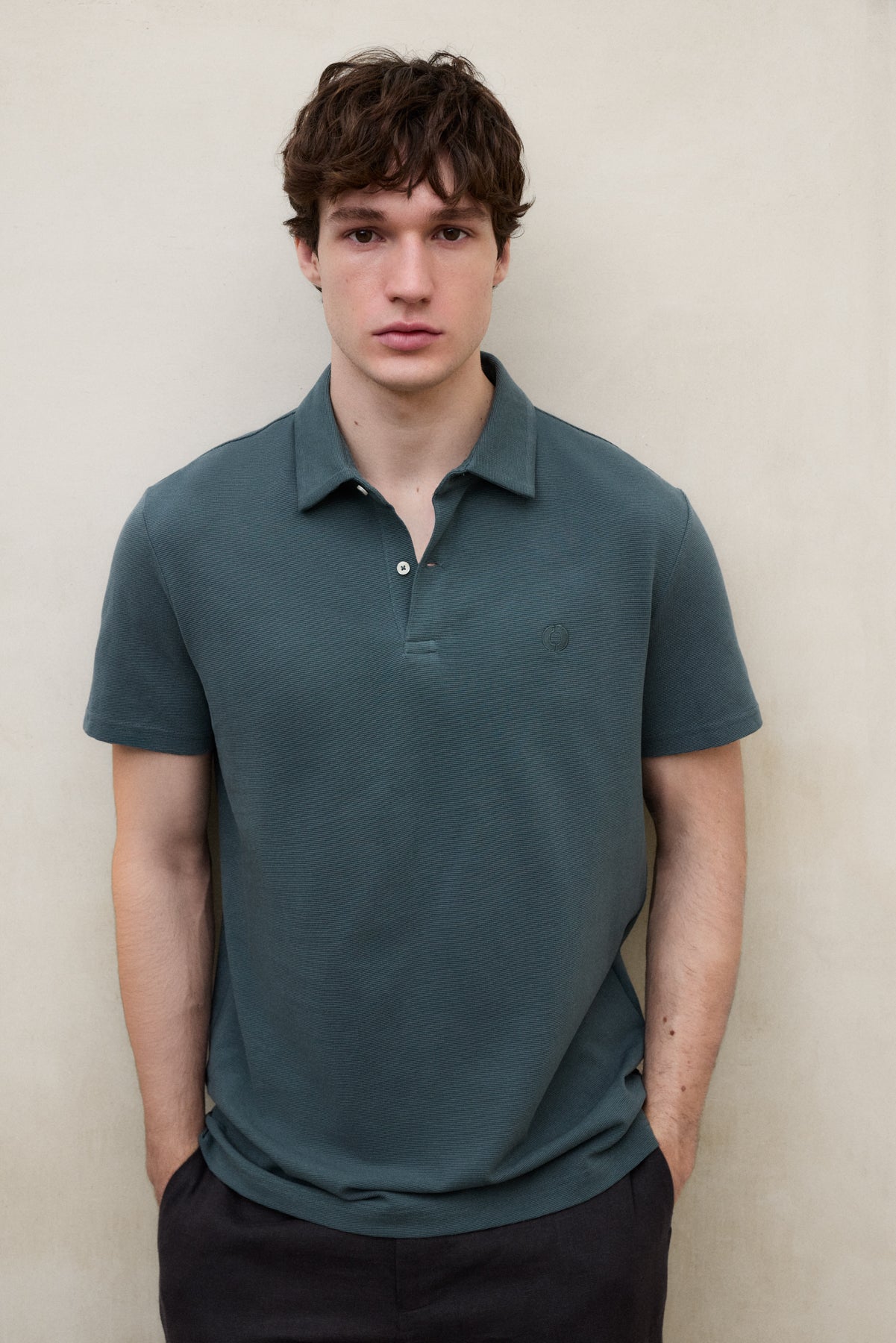 POLOSHIRT SIMON GRÜN