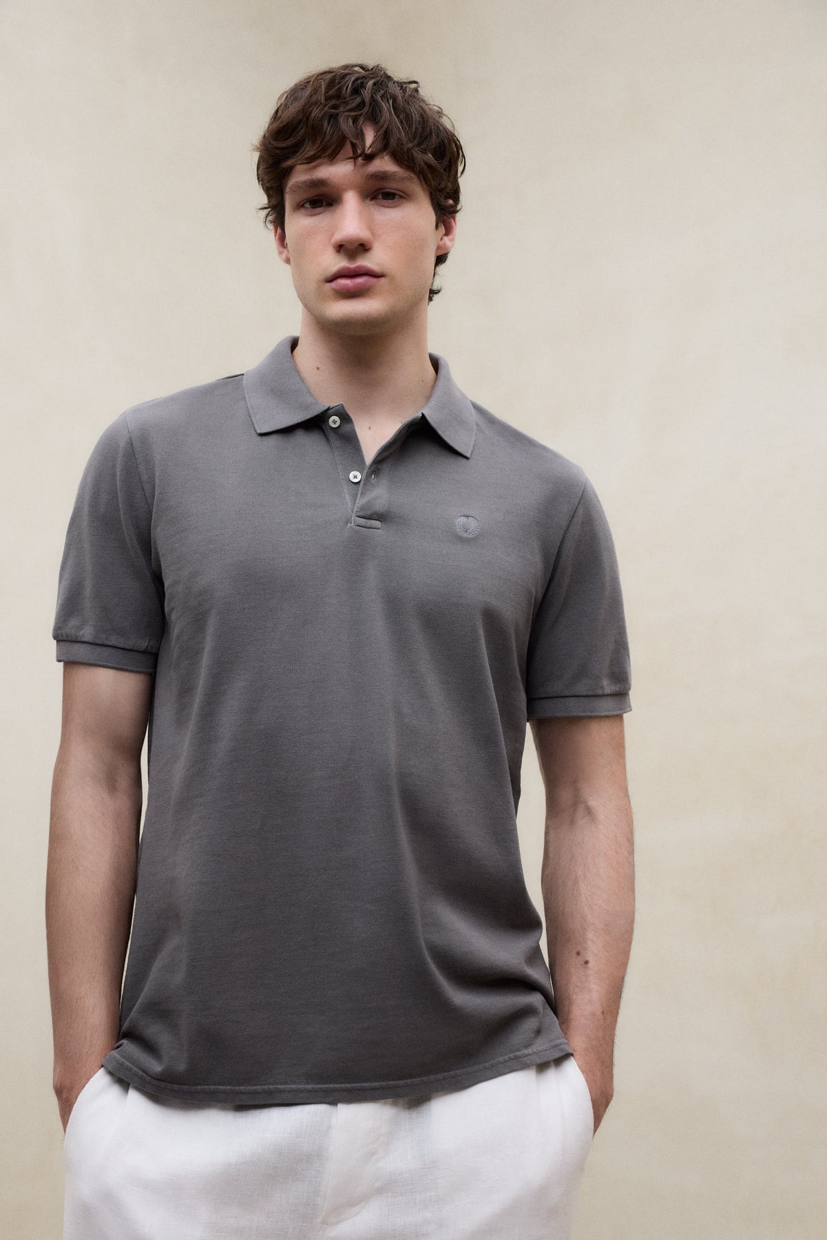 POLO PIQUÉ TEDAN MARRÓN