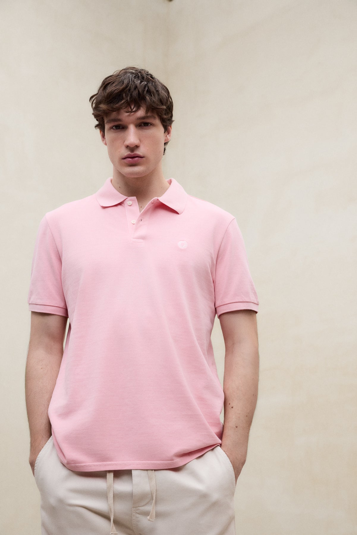 PIQUÉ-POLOSHIRT TEDAN ROSA