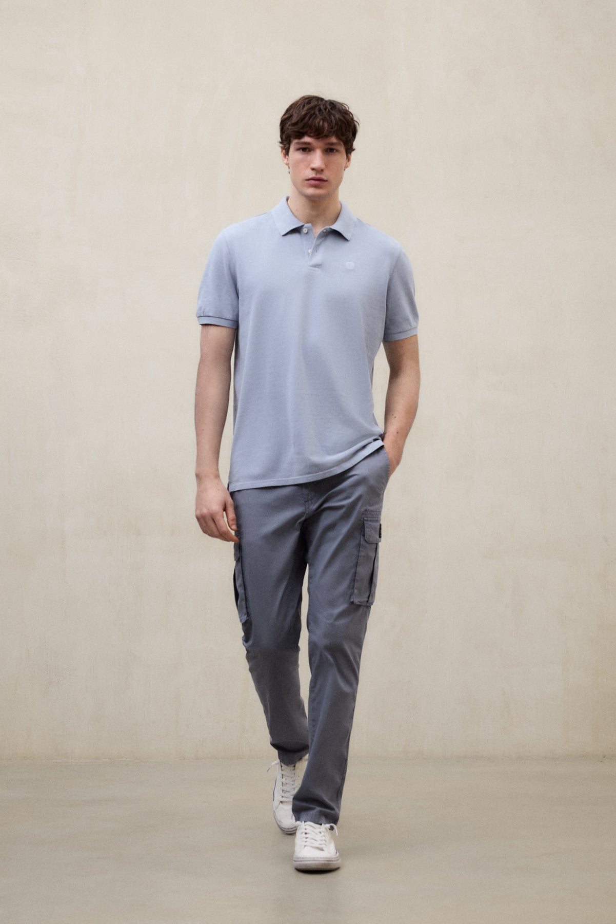 POLO PIQUÉ TEDAN AZUL