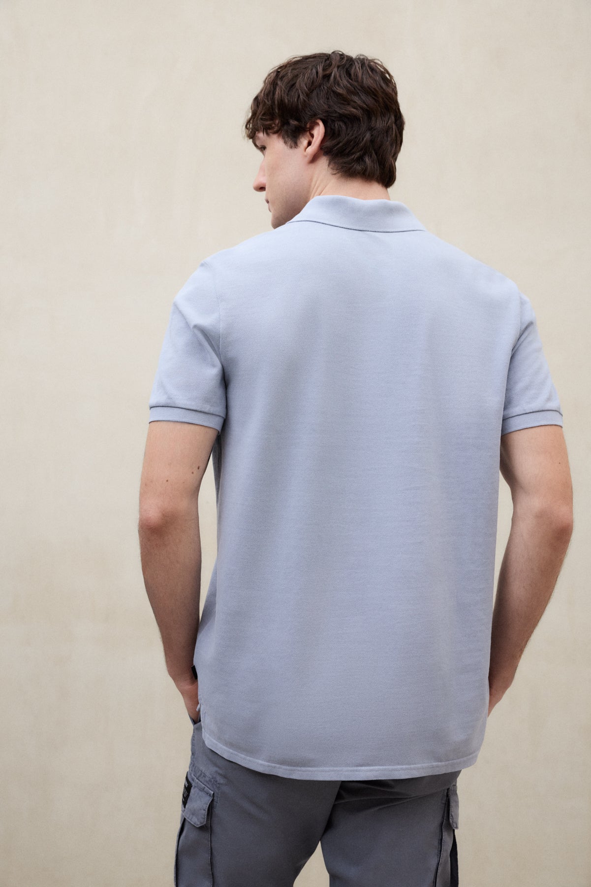 PIQUÉ-POLOSHIRT TEDAN BLAU