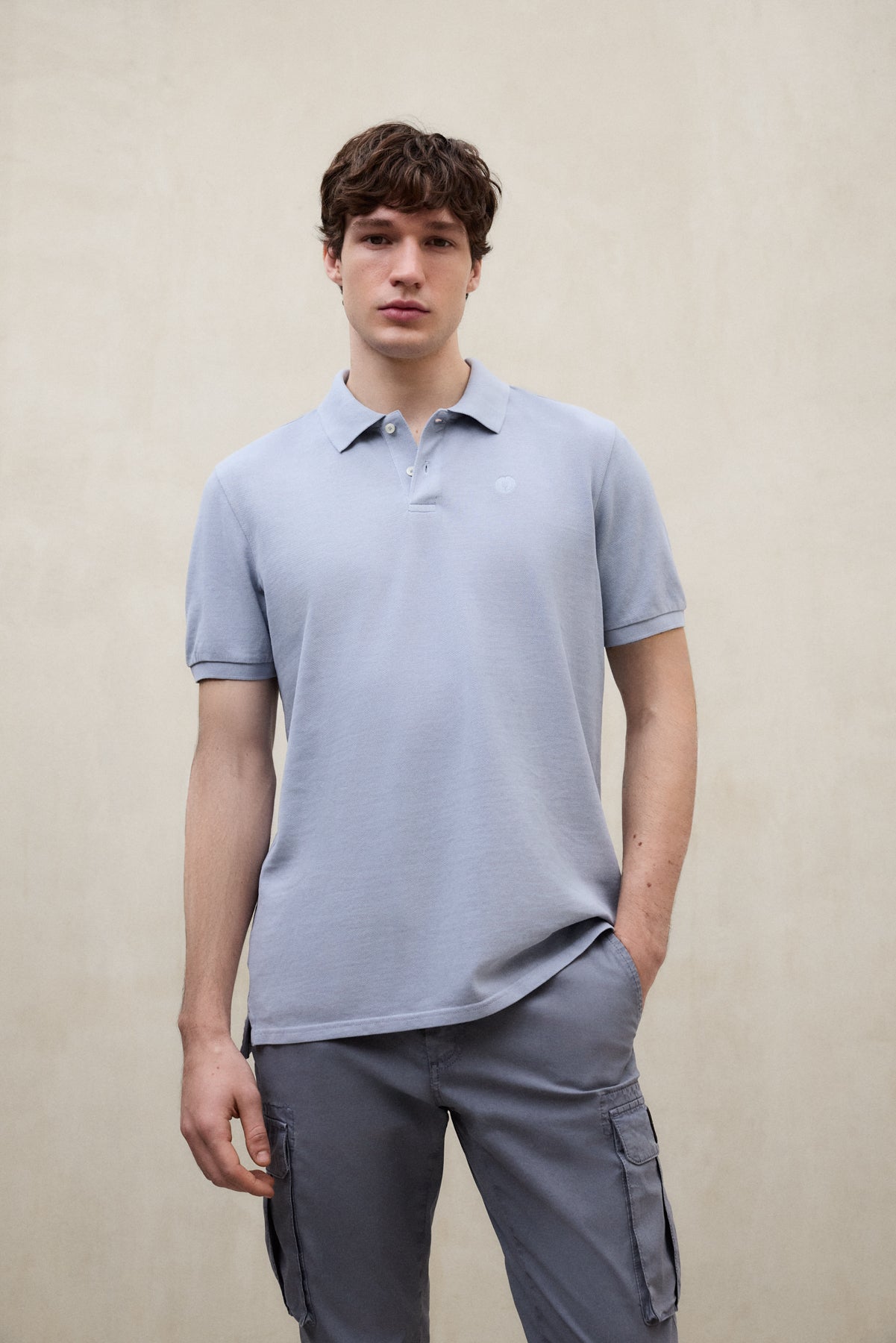 POLO PIQUÉ TEDAN AZUL