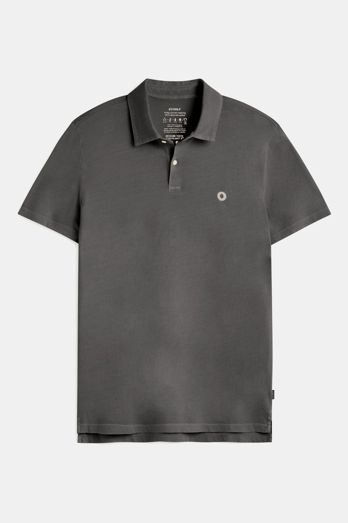 POLO JERSEY THEO GRIS FONCÉ