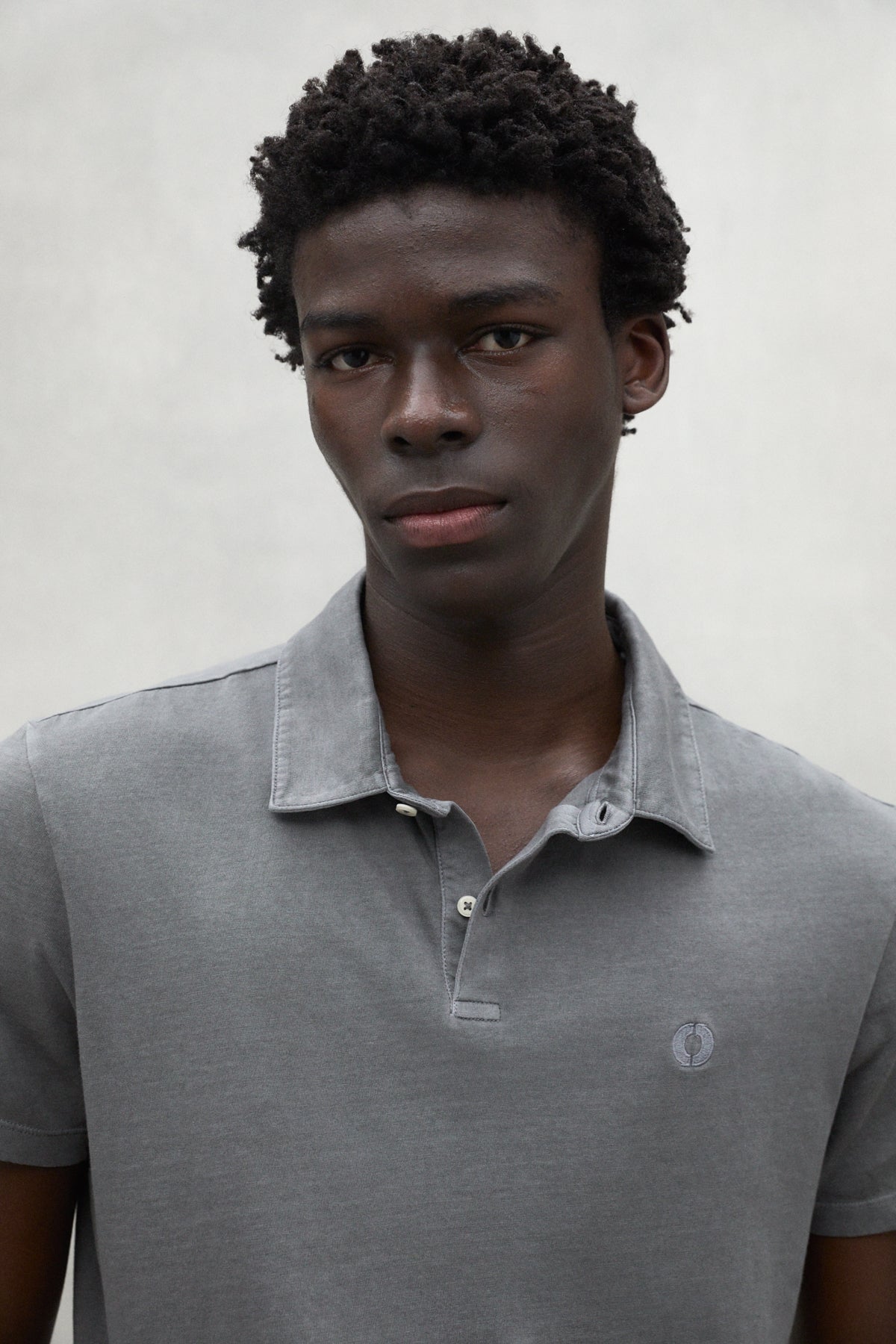THEO DARK GREY POLO JERSEY