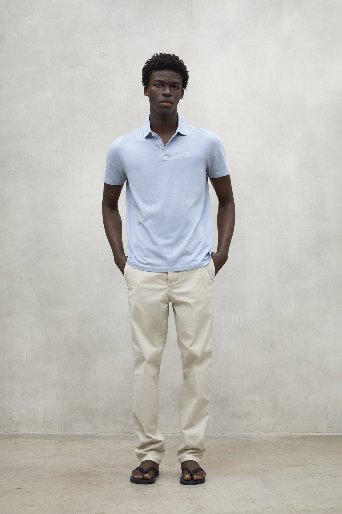 POLO JERSEY THEO AZUL