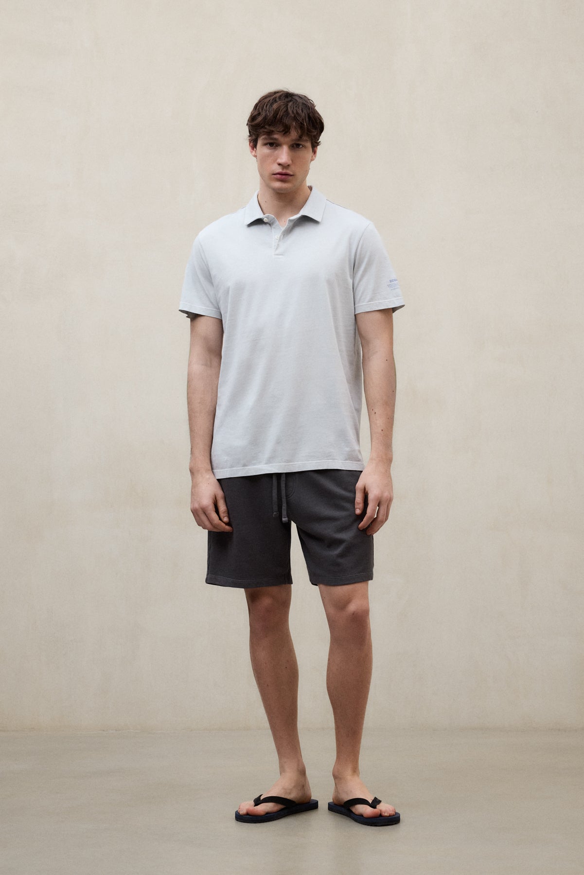 THEO LIGHT BLUE KNIT POLO SHIRT