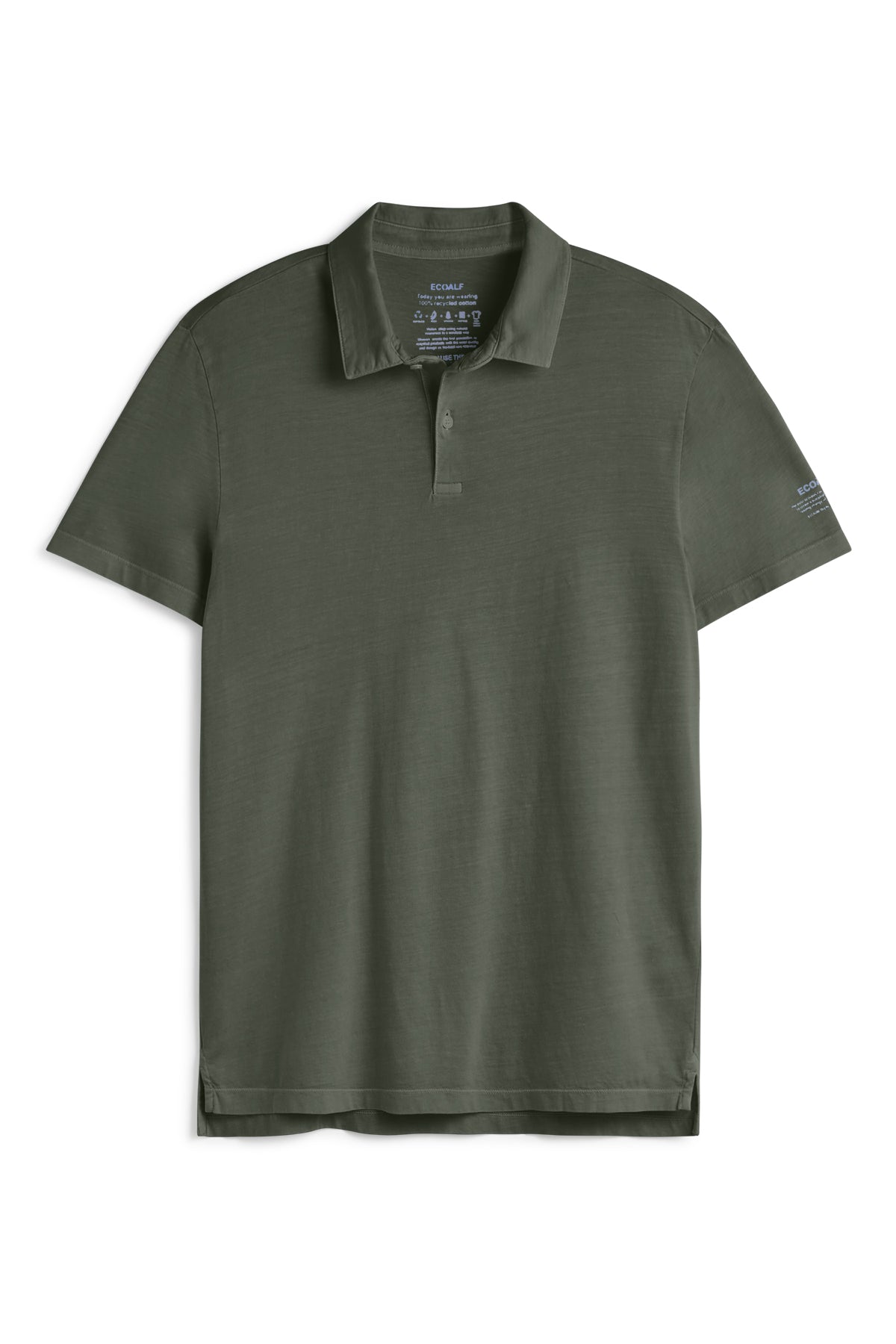 THEO DARK GREEN KNIT POLO SHIRT