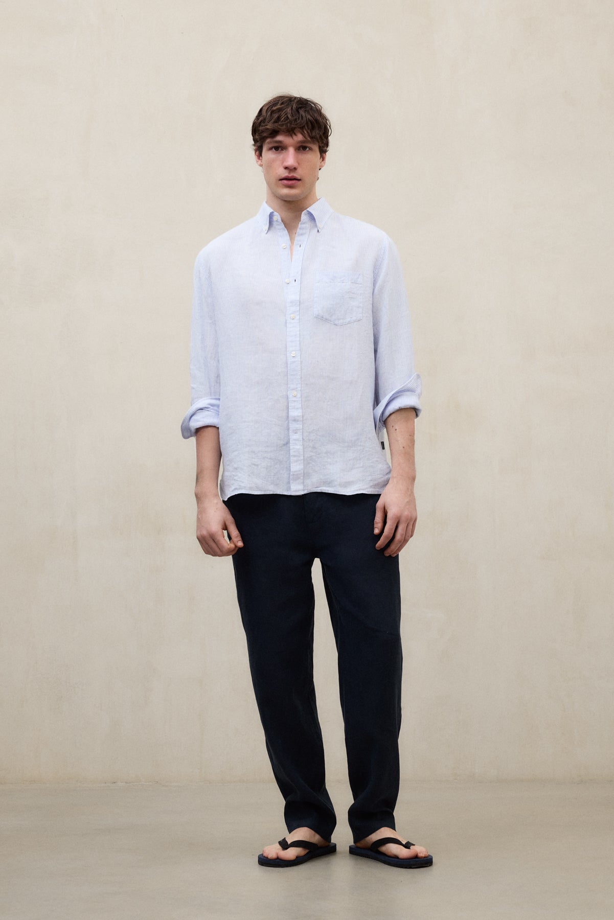 CAMISA ADAN AZUL