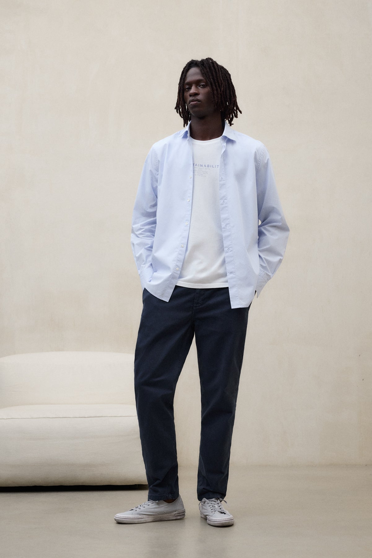 LIGHT BLUE ALFREDO SHIRT