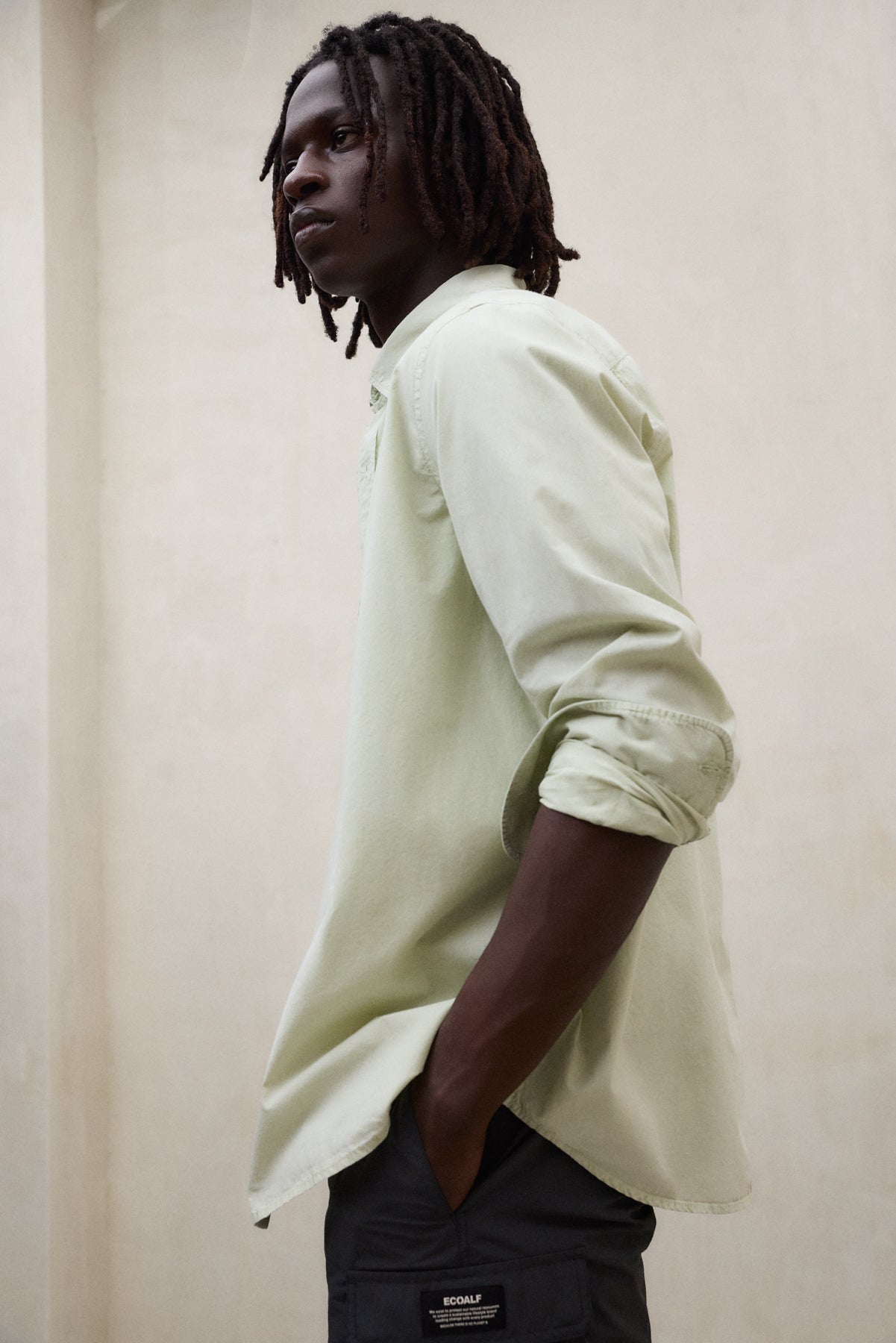 GREEN ANTEJO POPLIN SHIRT