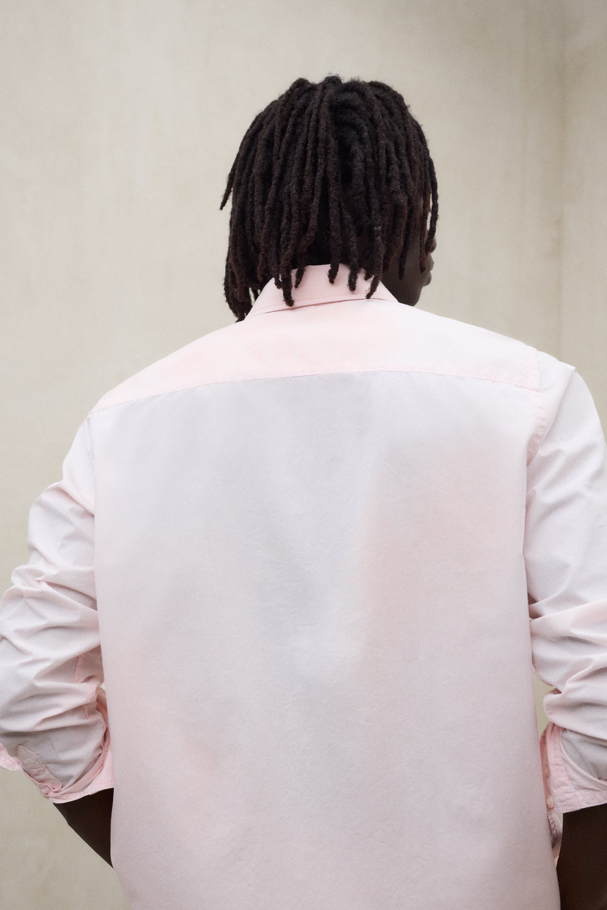 CHEMISE ANTEJO EN POPELINE ROSE
