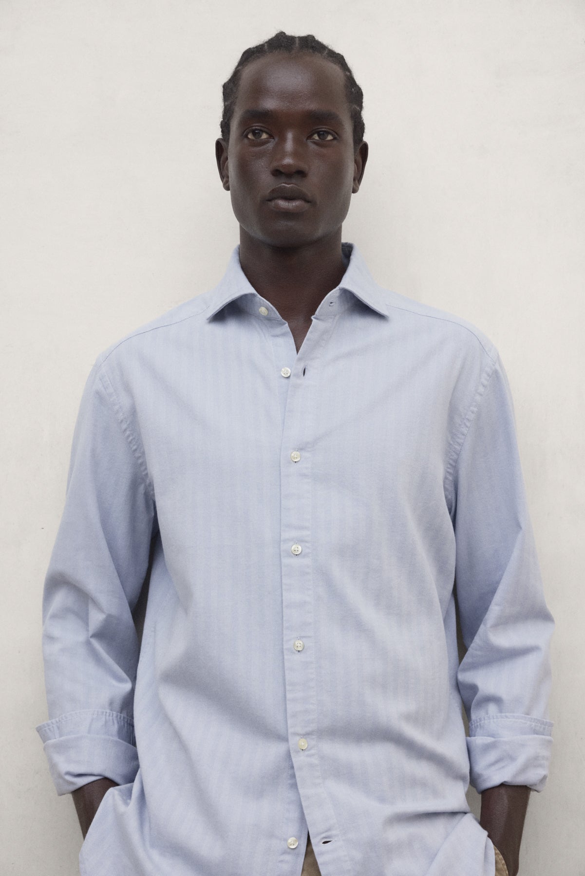 CHEMISE GERARD BLEUE