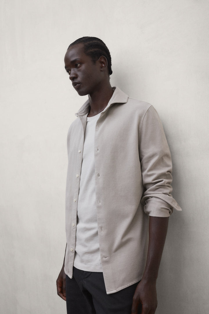 CHEMISE GOTHAM GRIS CLAIR