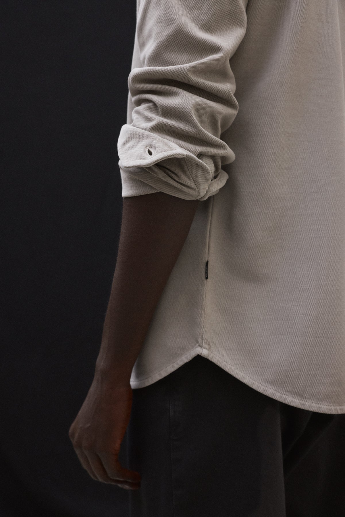 CHEMISE GOTHAM GRIS CLAIR