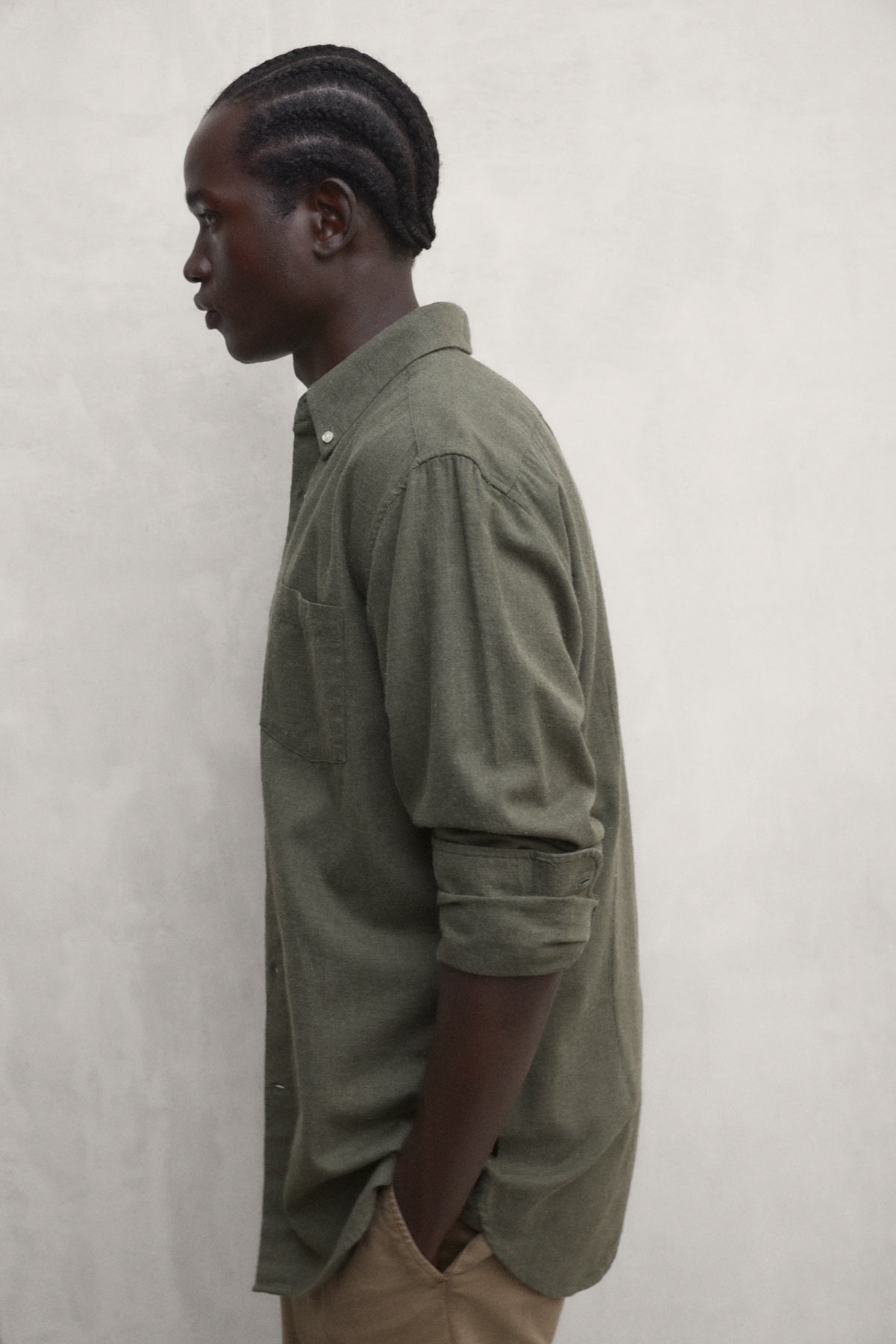 CHEMISE JAVIER VERTE