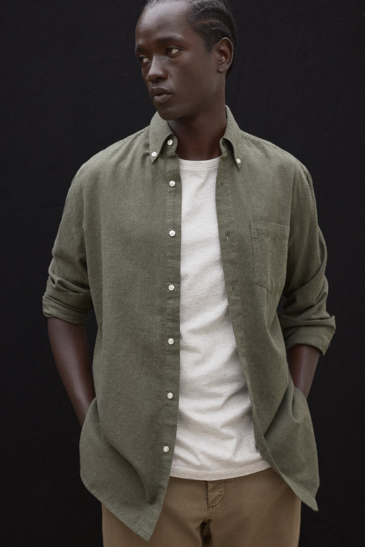 CHEMISE JAVIER VERTE