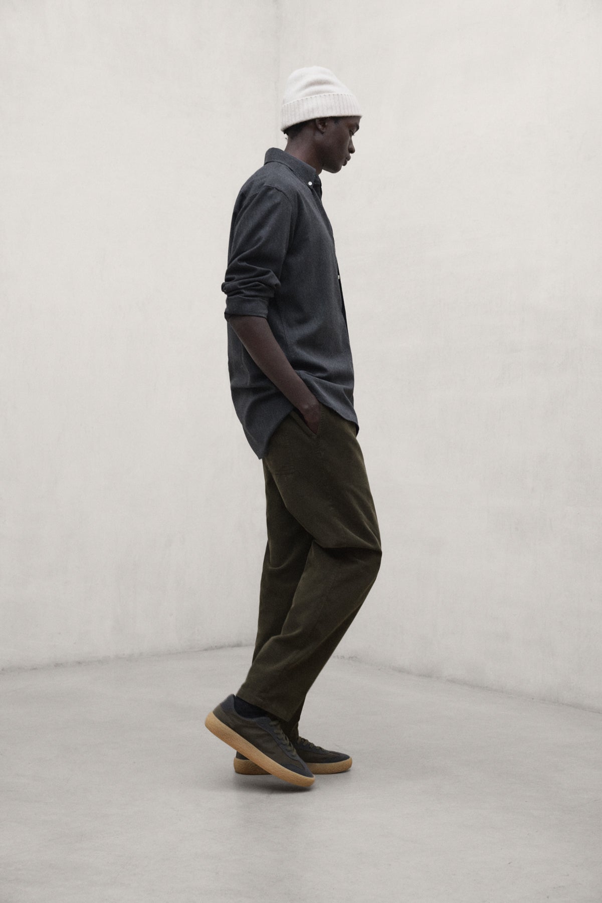 CHEMISE JAVIER GRIS FONCÉ