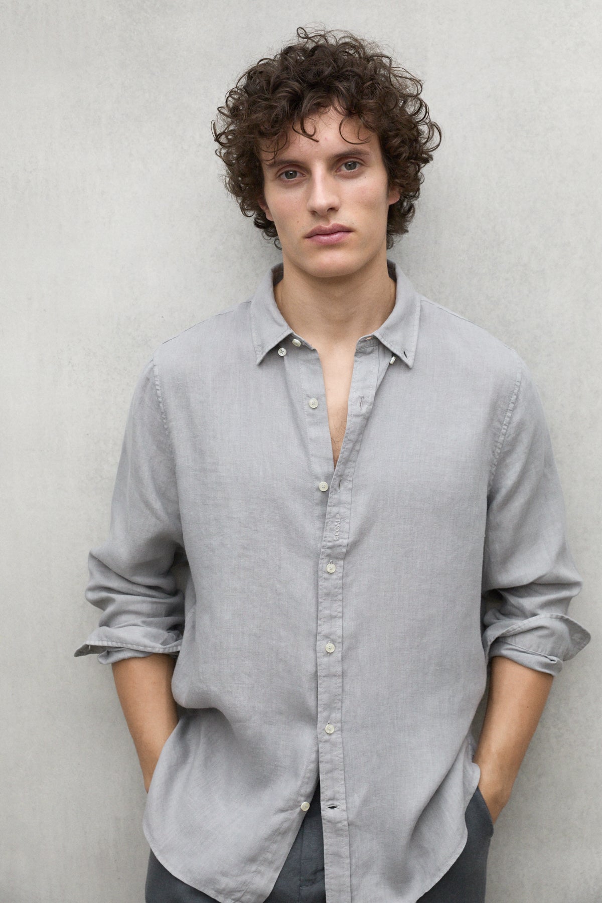 CHEMISE MALIBU GRISE