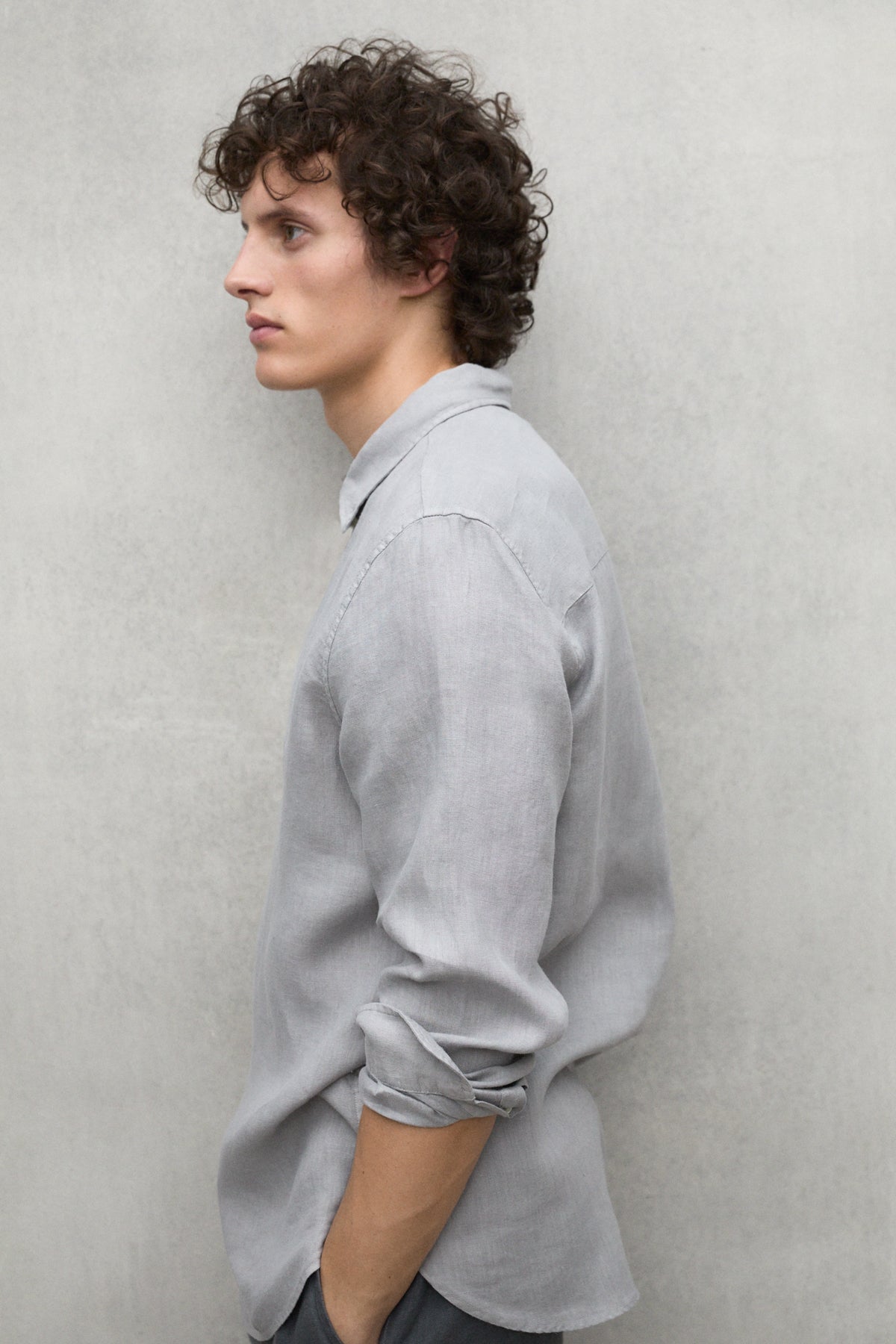 CHEMISE MALIBU GRISE