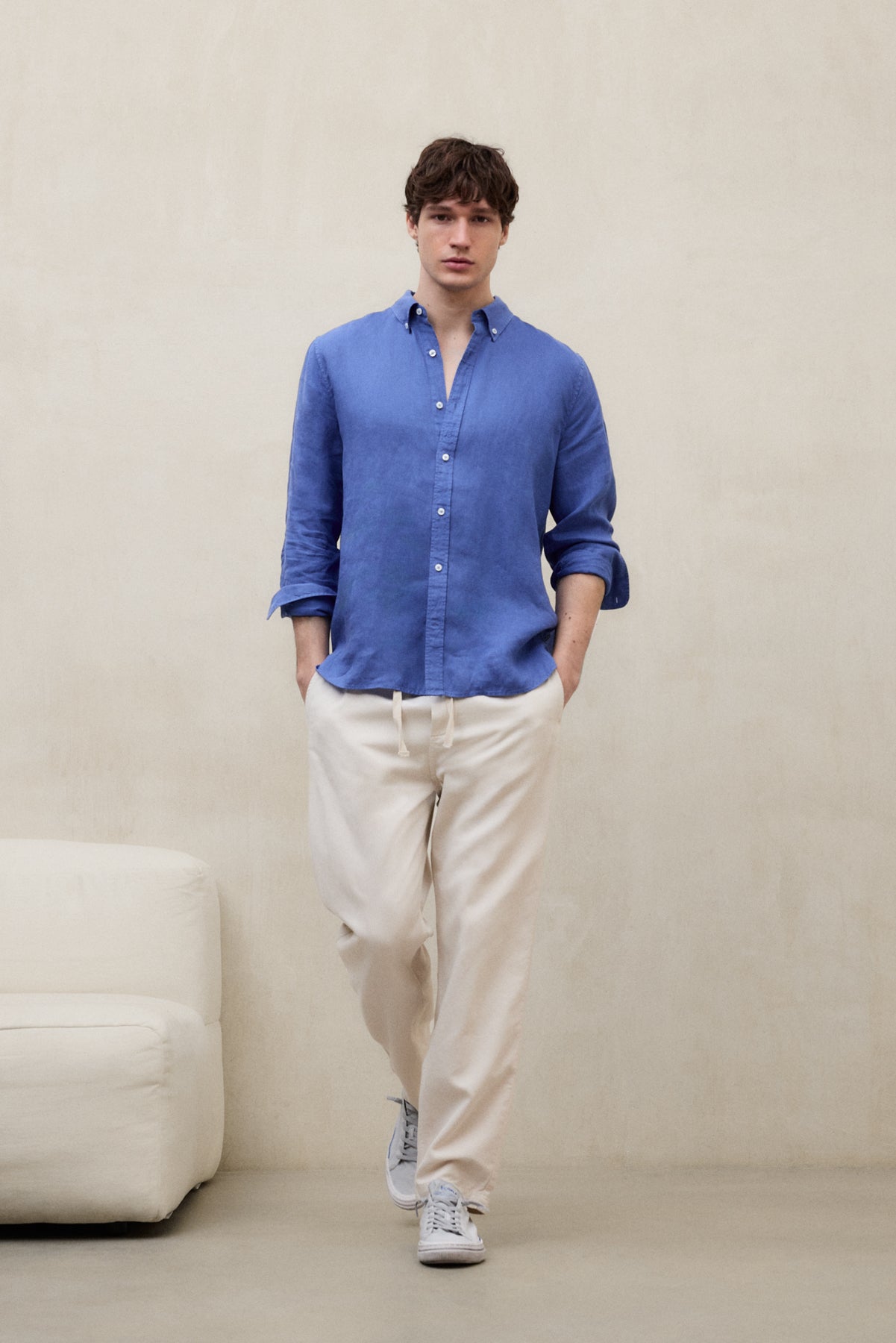 CHEMISE MALIBU BLEUE