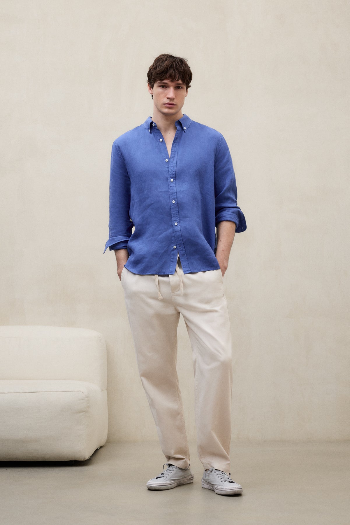 CHEMISE MALIBU BLEUE