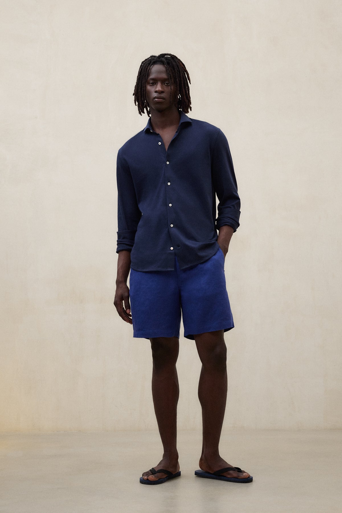 HEMD MOLE MARINEBLAU