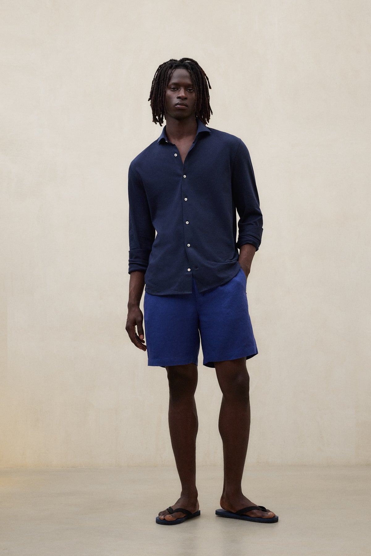 CHEMISE MOLE BLEU MARINE