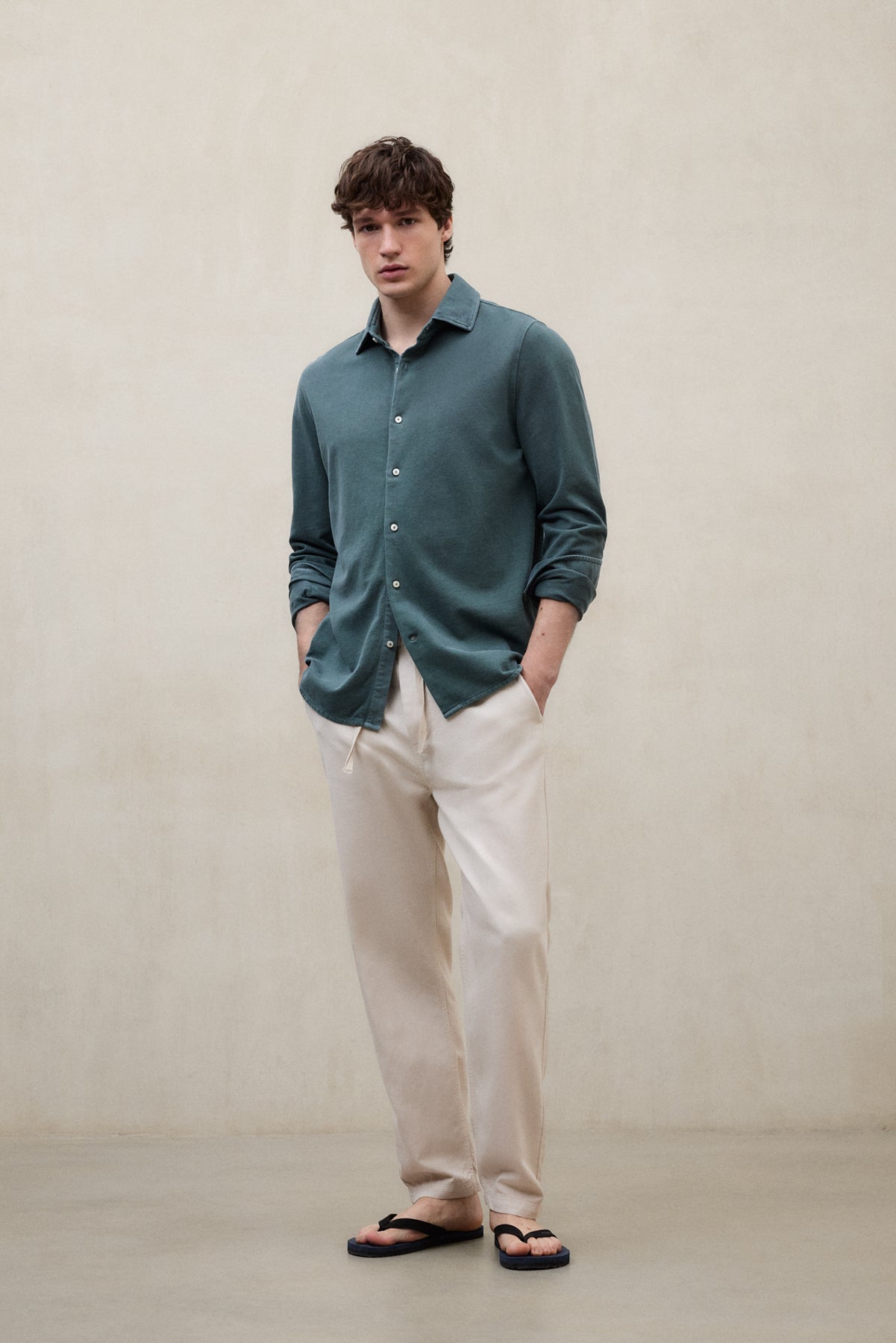 CHEMISE NEW GOTHAM VERTE pour homme