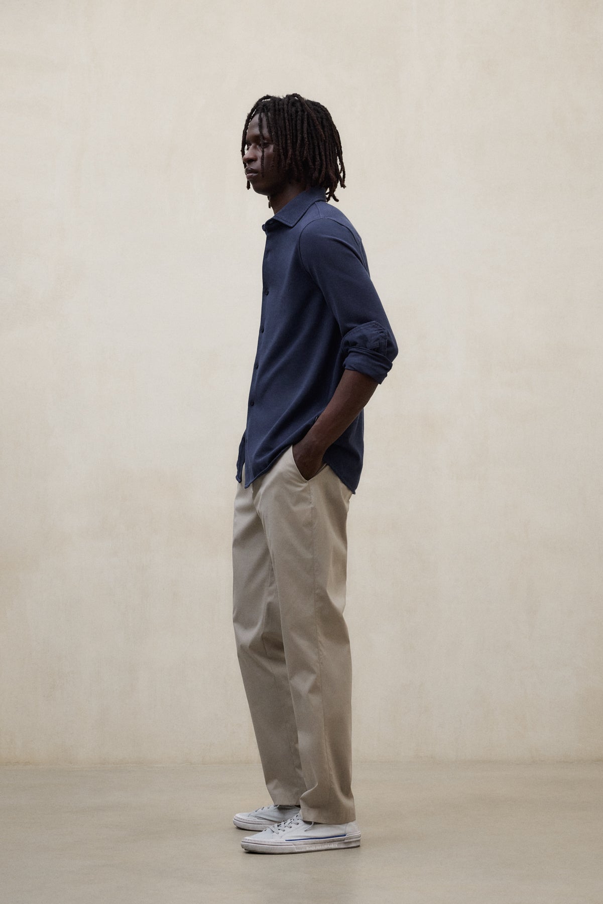 CHEMISE NEW GOTHAM BLEU MARINE