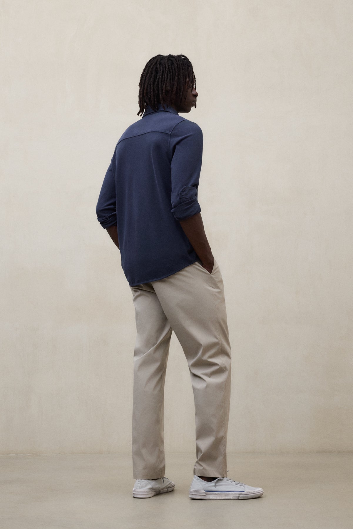 CHEMISE NEW GOTHAM BLEU MARINE