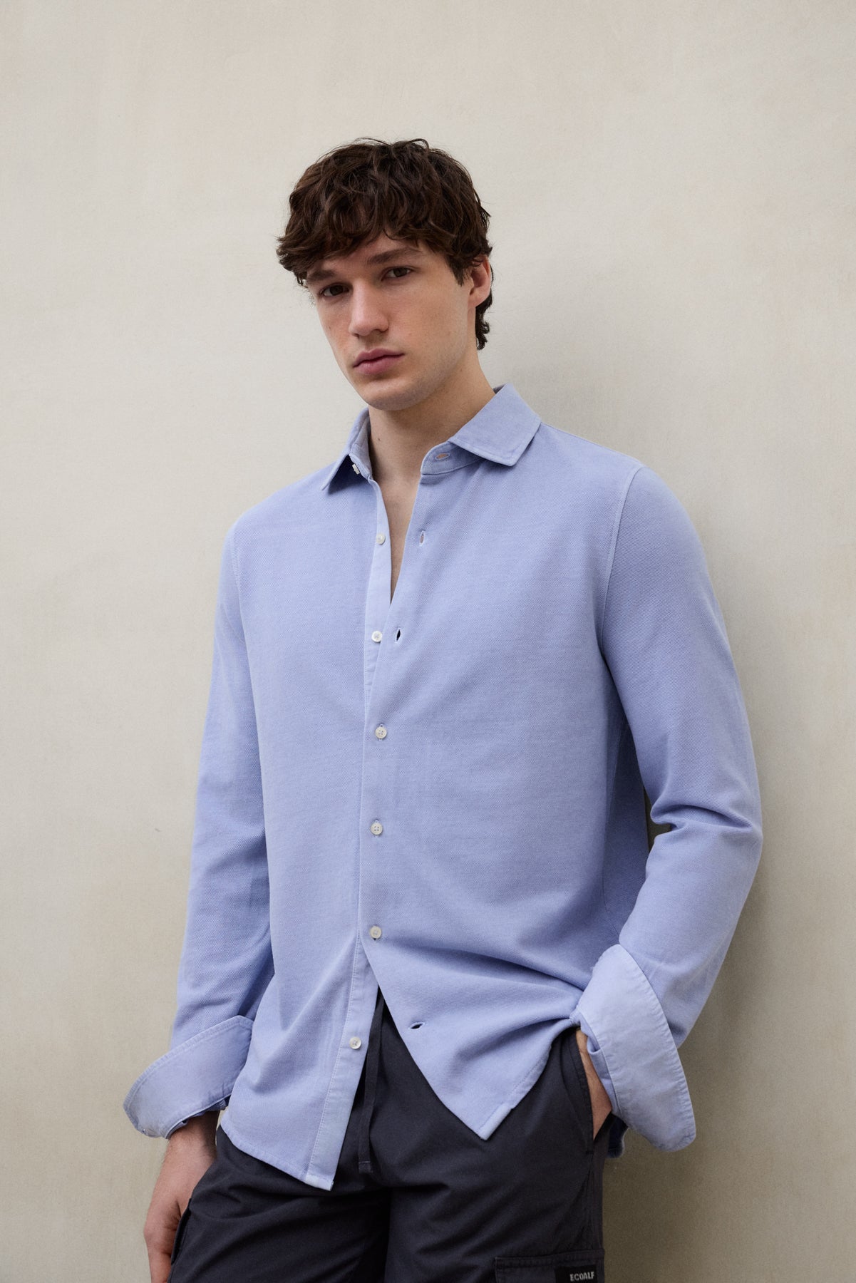 HEMD NEW GOTHAM BLAU