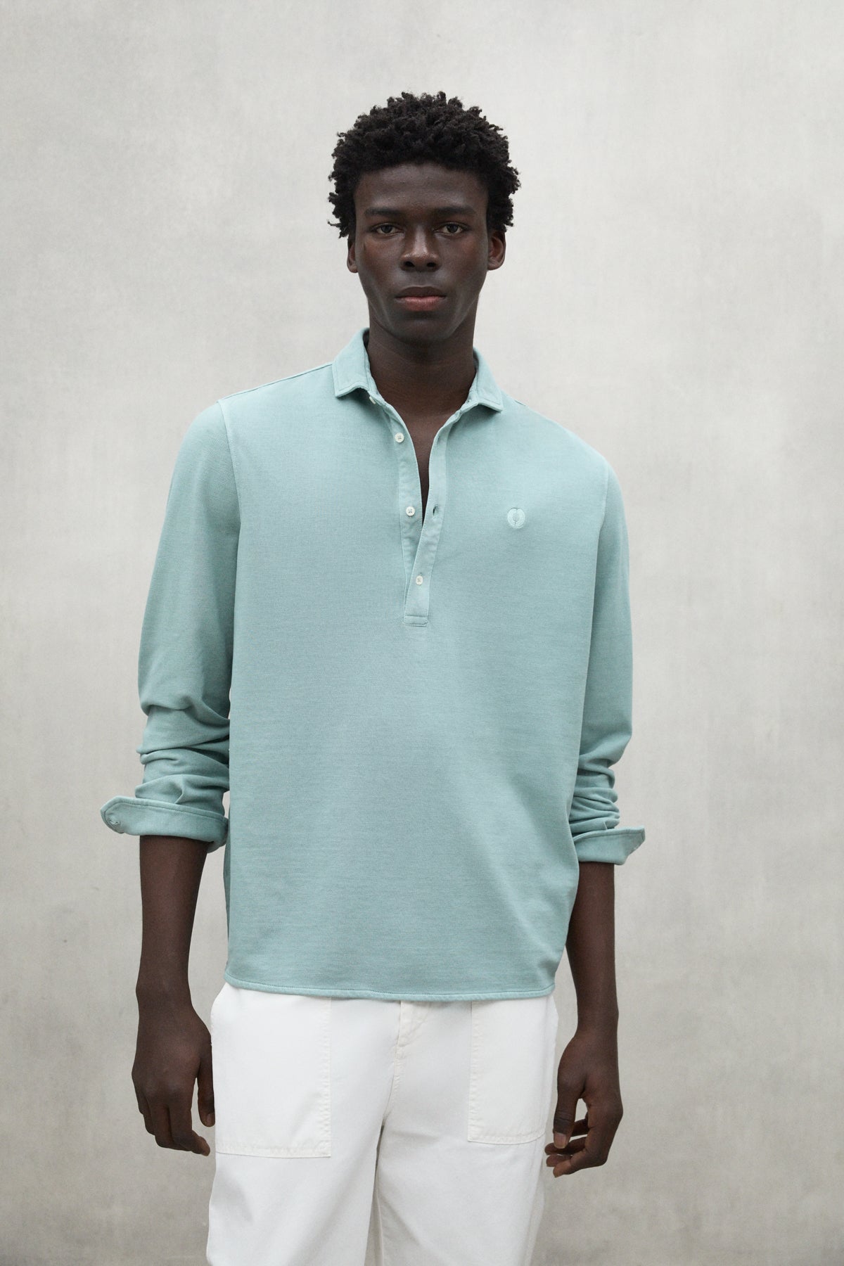 CAMICIA POL PIQUE VERDE