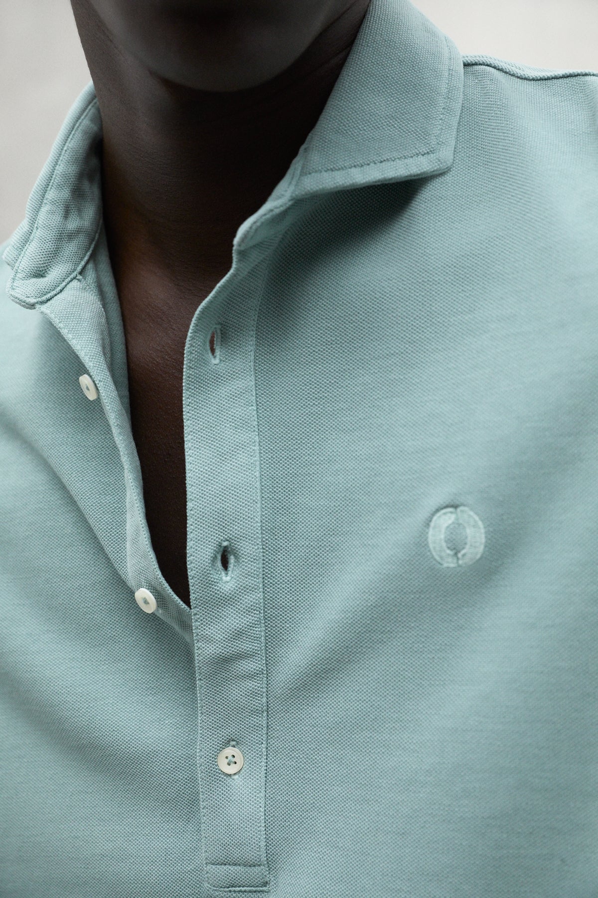 GREEN POL PIQUE SHIRT