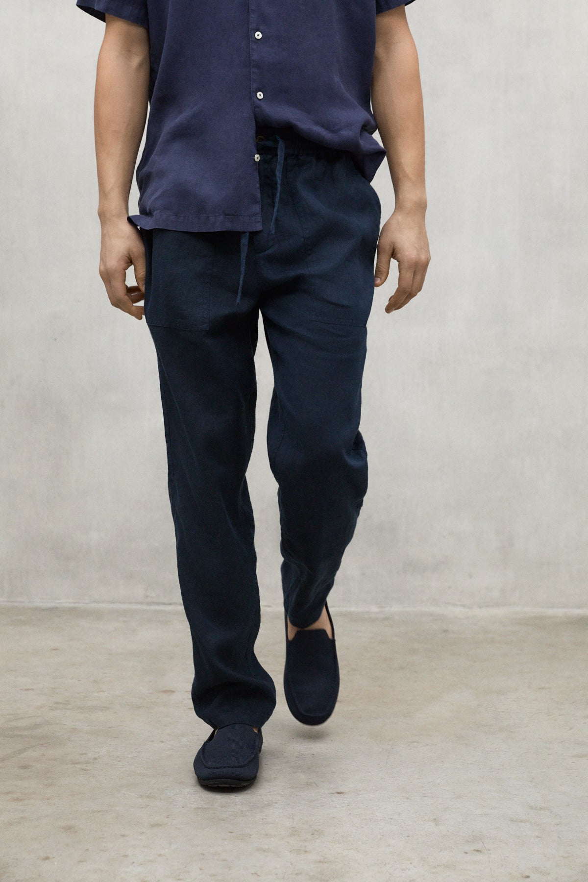 CAMISA SUTAR AZUL MARINO