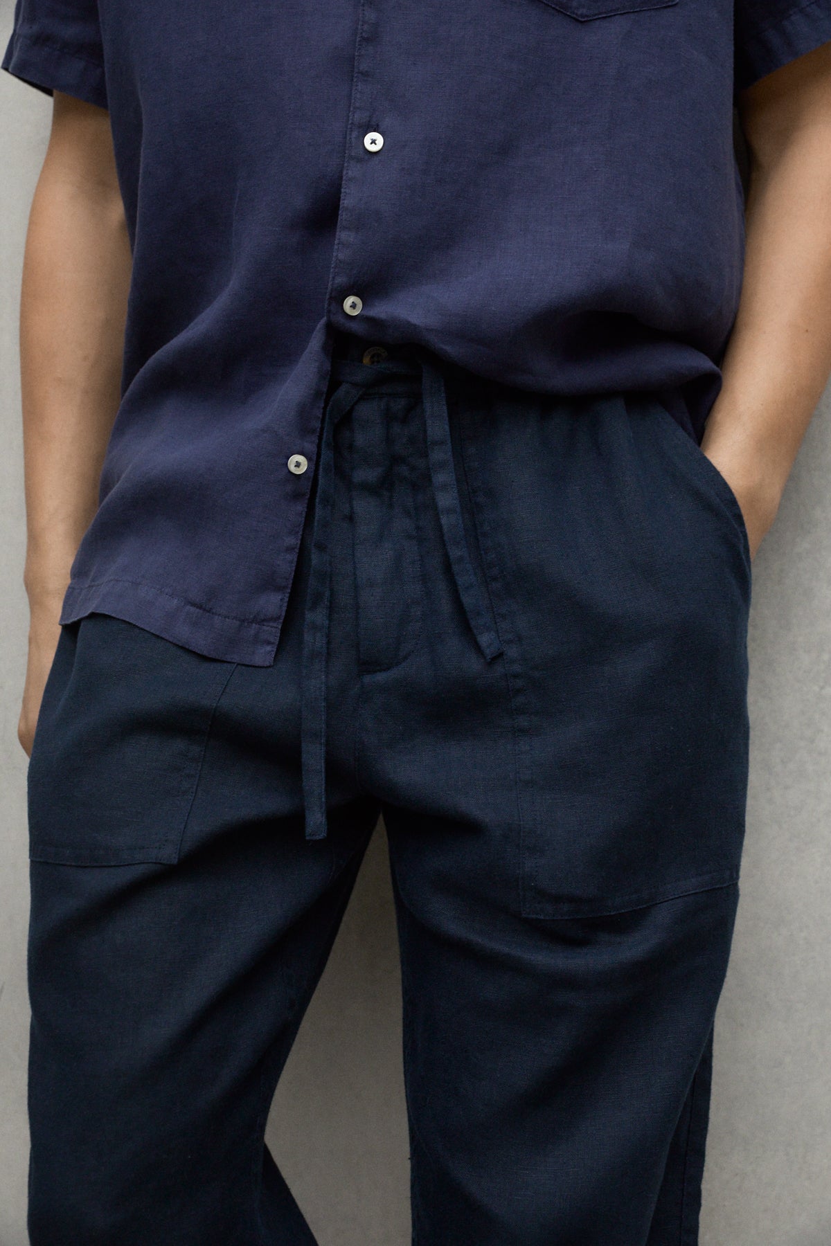 CAMISA SUTAR AZUL MARINO