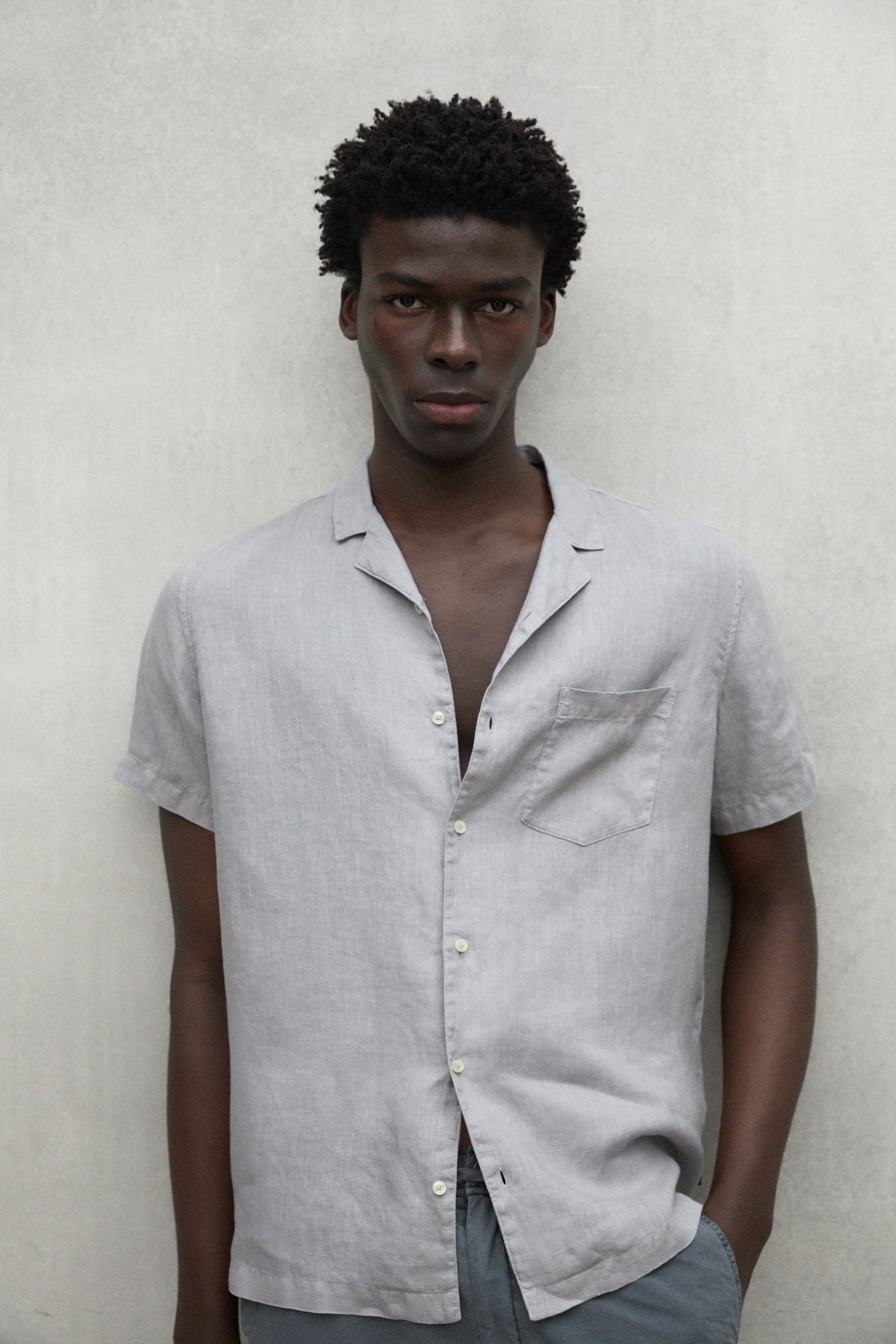 CHEMISE SUTAR GRISE
