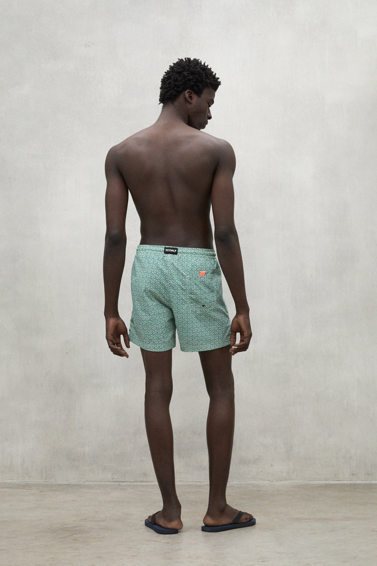 GREEN BEQUIA SWIM TRUNKS