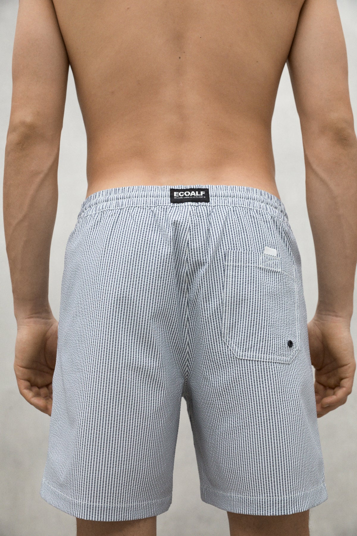 BLUE OYAMBRE SWIM TRUNKS