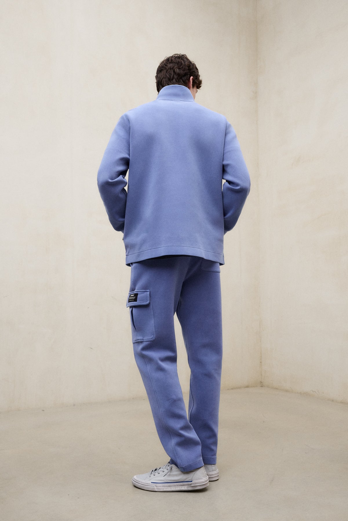 ALEX BLUE NEOPRENE SWEATSHIRT