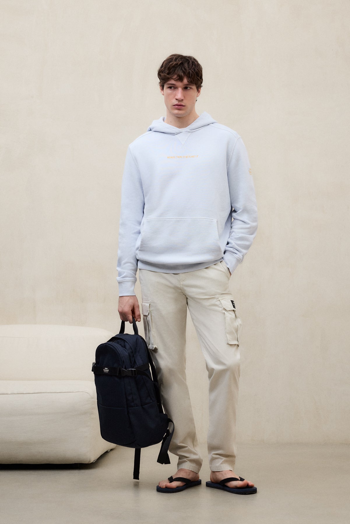 SWEATSHIRT BARCA HELLBLAU