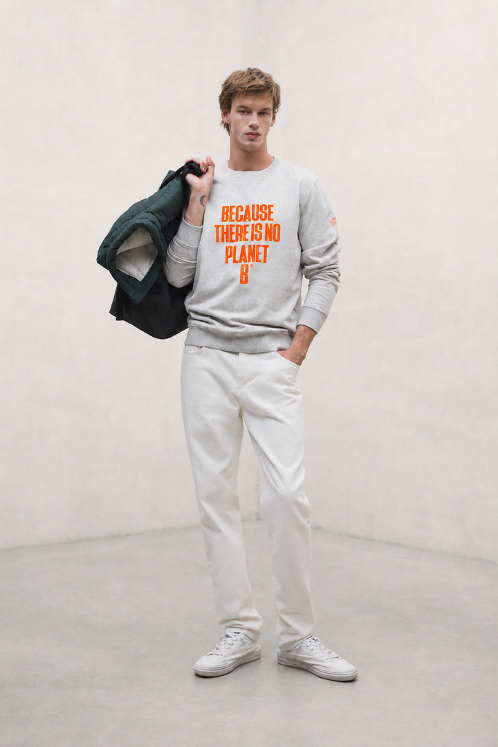 SUDADERA BARDERA GRIS