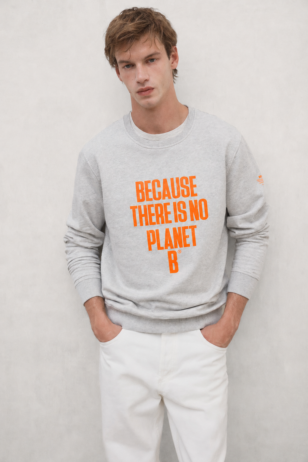 SUDADERA BARDERA GRIS