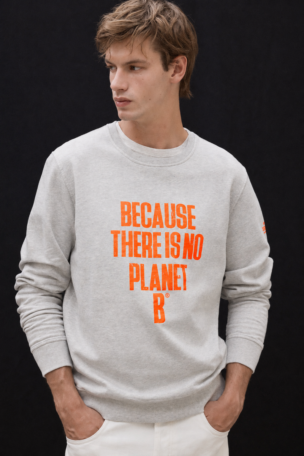 SUDADERA BARDERA GRIS